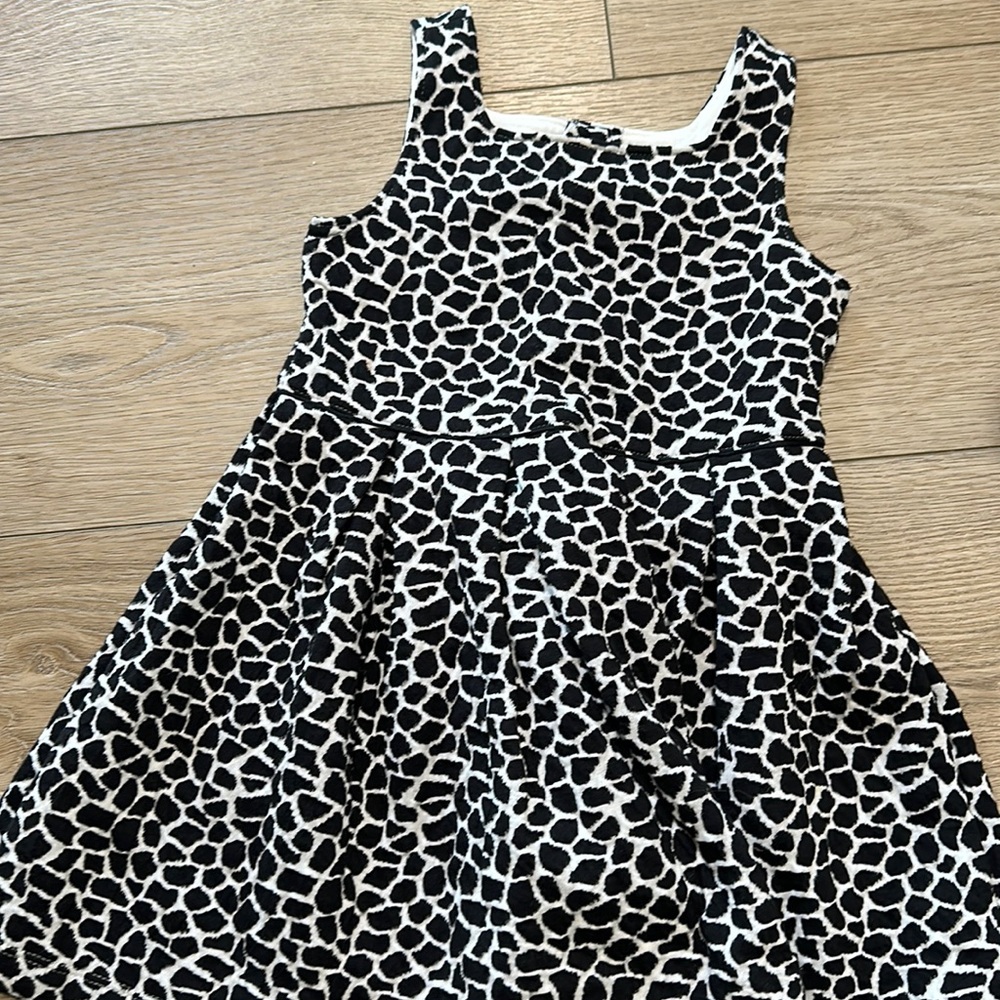 Janie and Jack Cotton Giraffe Print Dress